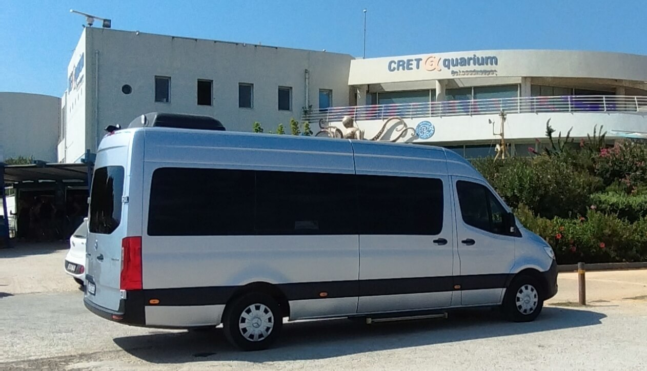 Creta Aquarium accessible visit in Heraklion Crete