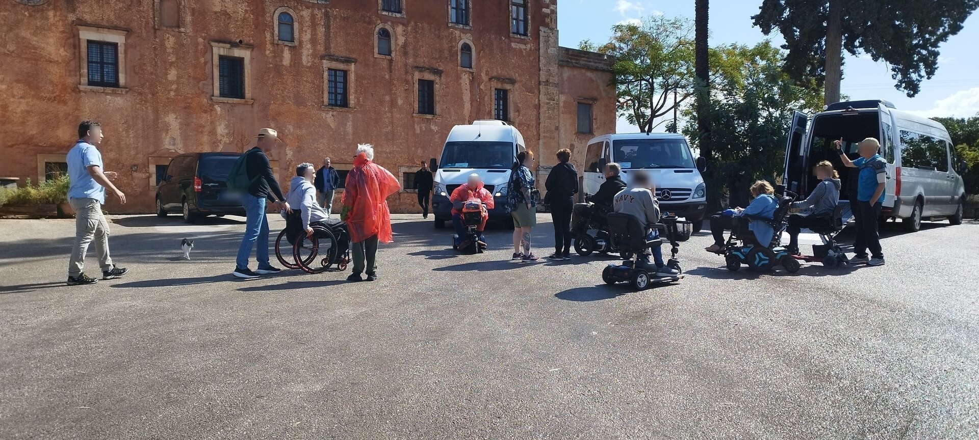 Accessible monastery visit in Chania Crete