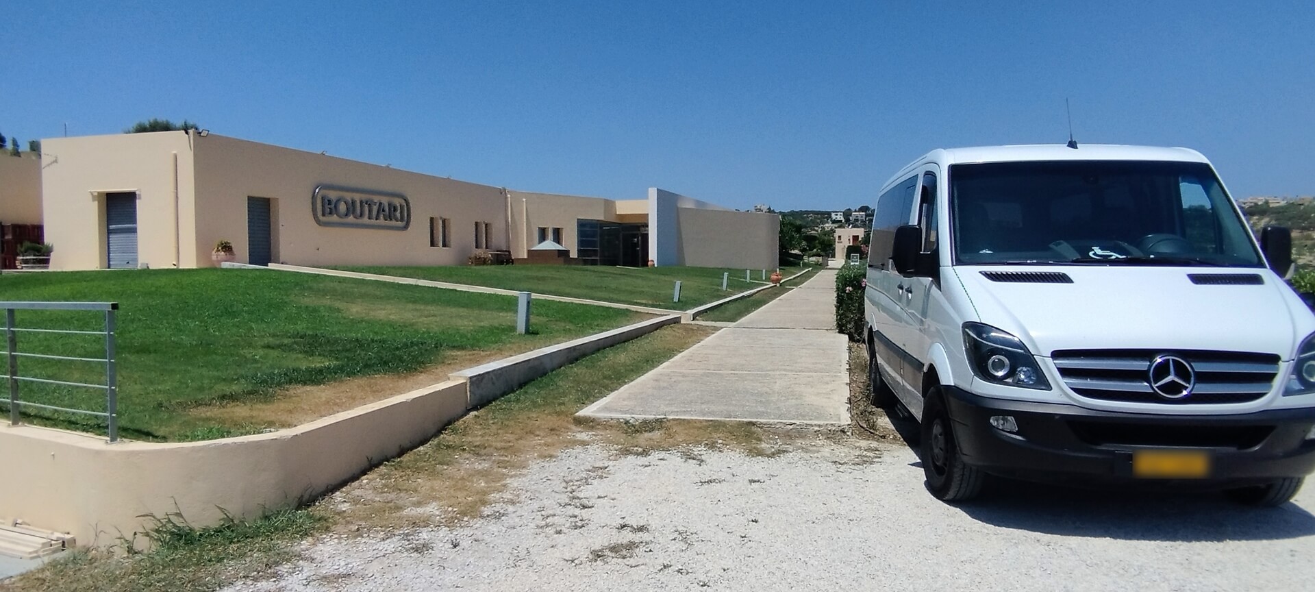 Accessible winery tour in Crete Greece