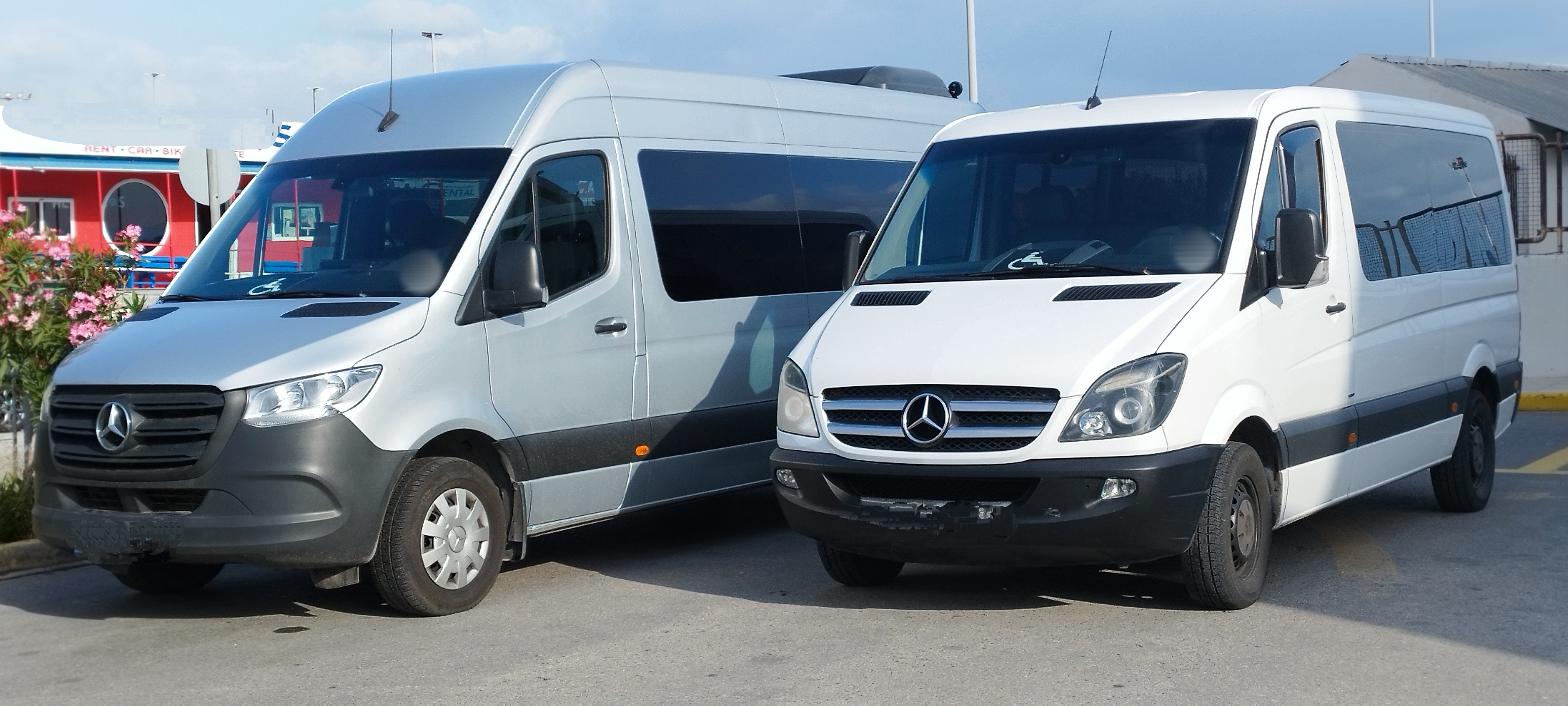 Wheelchair accessible taxi in Heraklion, Crete